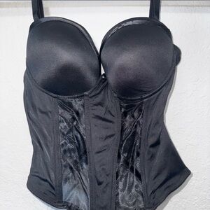 Elegant Black Bustier Corset